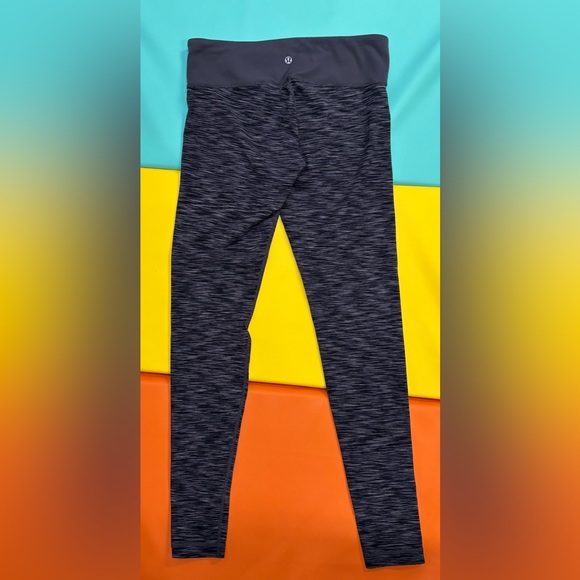 lululemon athletica Black and Gray Leggings Size 8 - Picture 3 of 5
